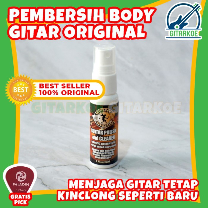 Cairan Pembersih Gitar Guitar Polish untuk Body &amp; Fretboard Gitar