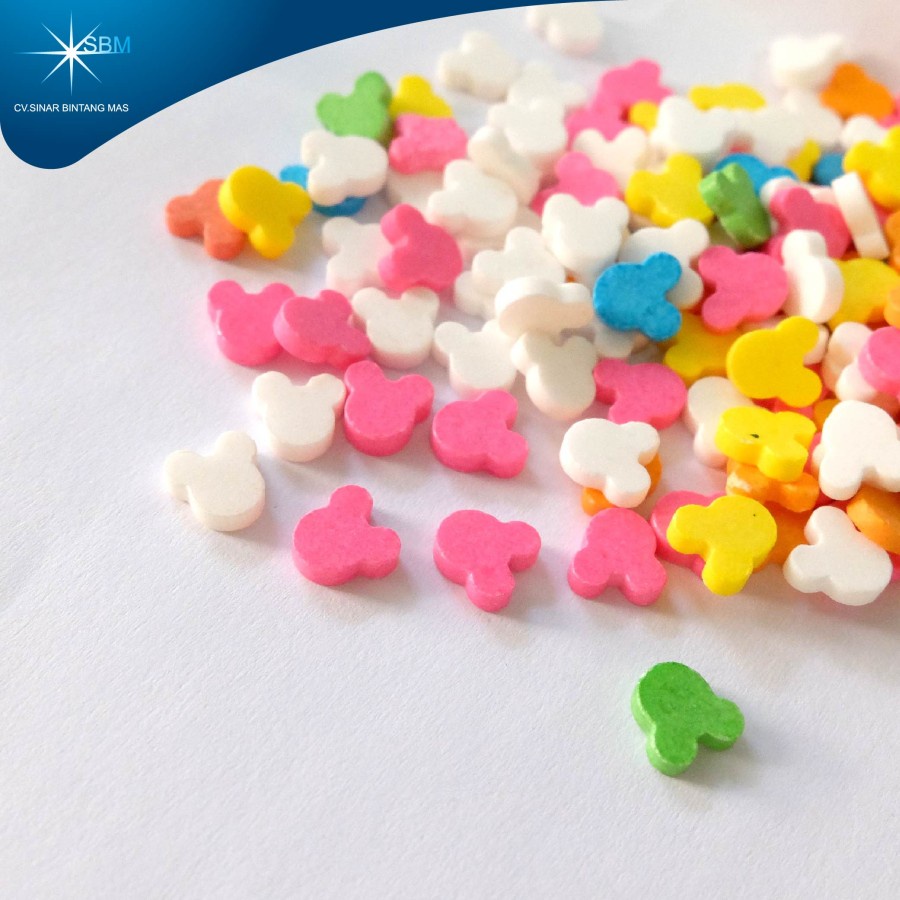 

MEGA SALE 70% Bahan kue Sprinkles Mickey Mouse untuk hiasan kue 2 Kg