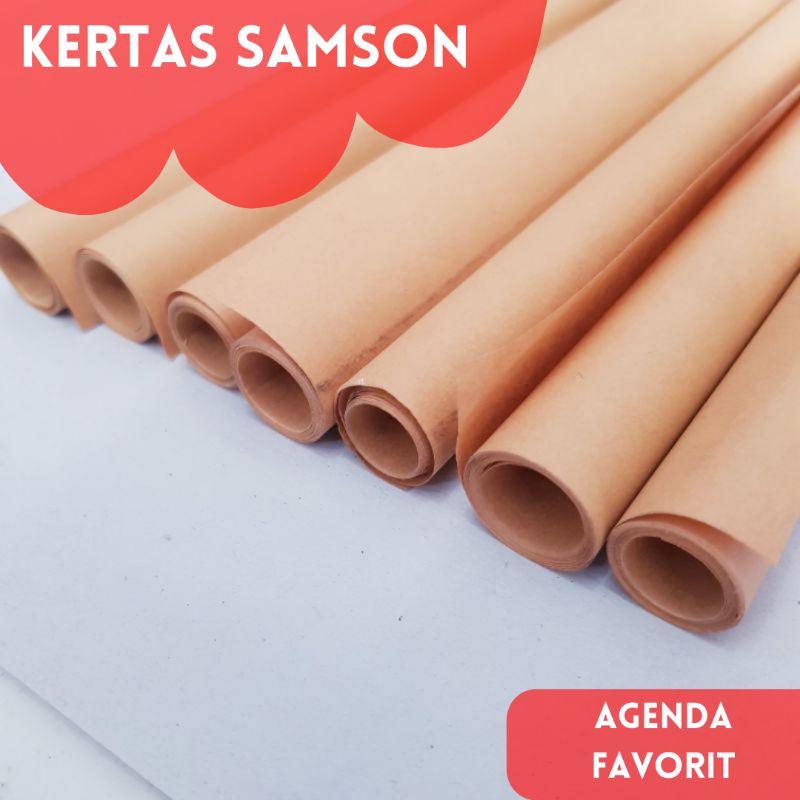 Jual KERTAS SAMSON COKLAT KERTAS KADO Indonesia|Shopee Indonesia