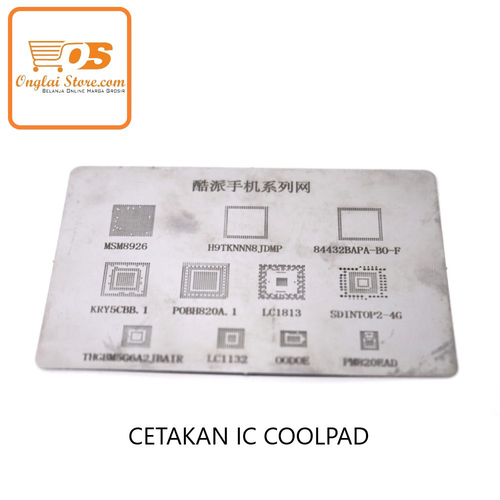 CETAKAN IC BGA COOLPAD