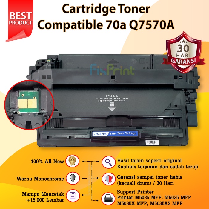 Cartridge Toner Compatible 70a Q7570A Printer MFP M5035 M5025 M5035XS