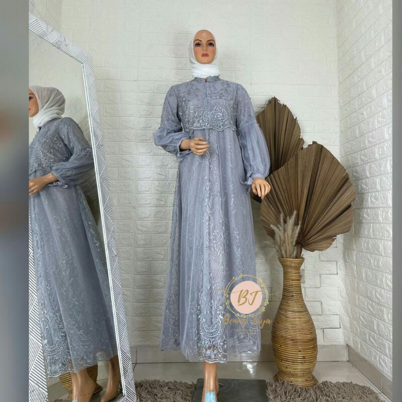 GAMIS BRUKAT COUPLE IBU DAN ANAK GAMIS KOMDANGAN GAMIS WISUDA