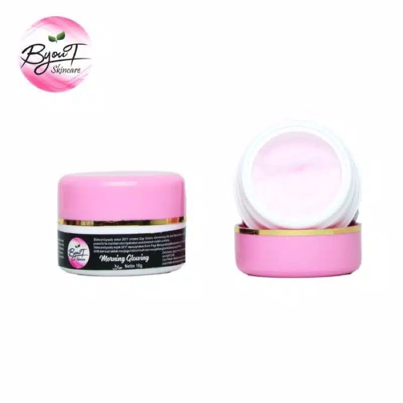 MORNING GLOWING morning glowing Day cream with SPF pagi whitening ori bpom krim BYOUT BY NISA
