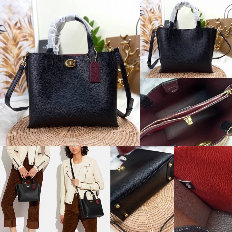 Tas WANITA WOMEN SELEMPANG BAHU C8562 C8869 C9092 Willow bucket Mini Tote 24 in Signature Canvas Women Handbag Shoulder Crossbody Sling Bag