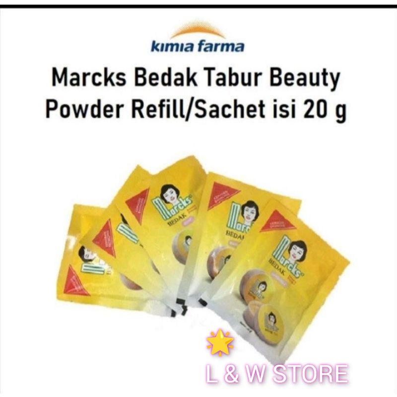 MARCKS Bedak Tabur Sachet 20 GR/ BPOM