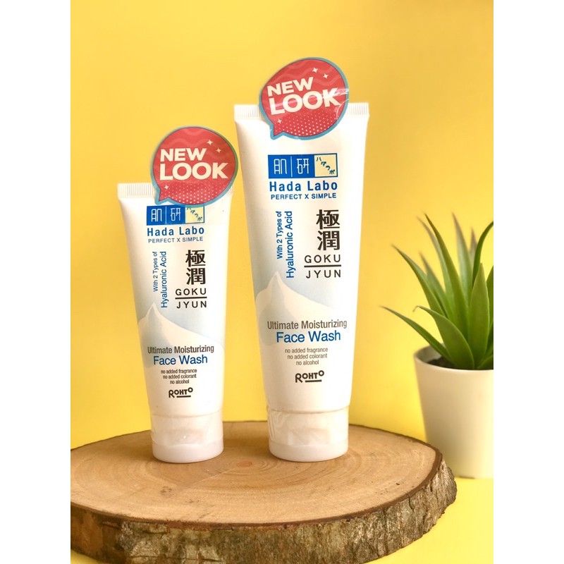 hada labo gokujyun ultimate moisturizing facial wash