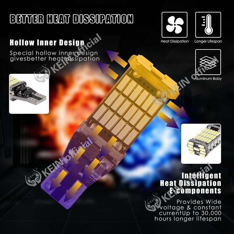 Lampu LED T10 T15 Untuk SEIN - SENJA 45smd 4014 Super Terang-7