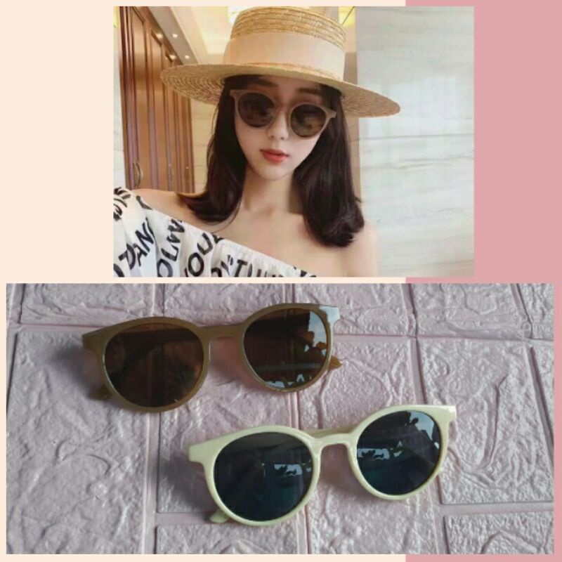 Kacamata Oval Korea/Kacamata Hitam/Kacamata Terbaru