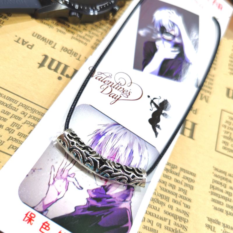 Kalung Anime Tokyo Ghoul Bahan Tali Kulit