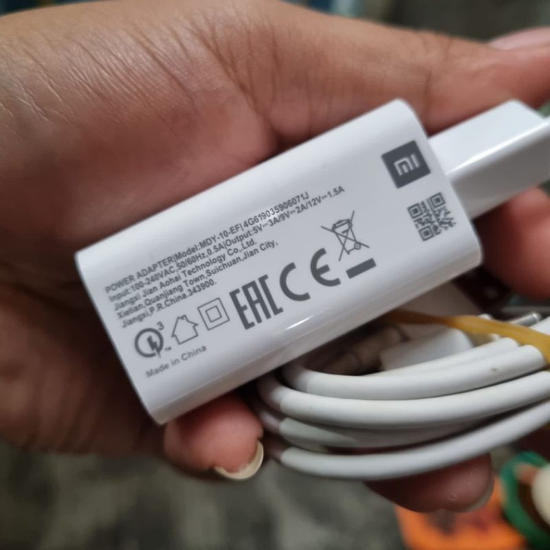 Charger xiaomi redmi note 8pro bekas ori 100%