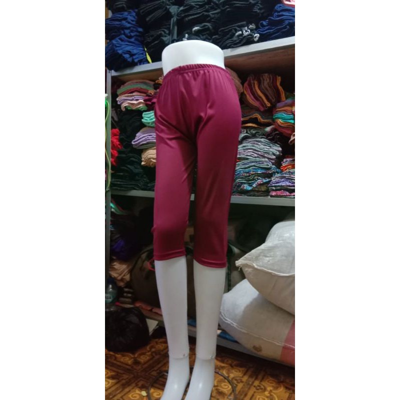 Legging pendek 3/4 bahan spandek premium standart sampe jumbo