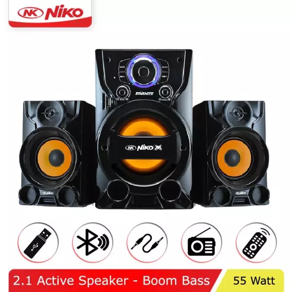 Niko Dynamite Speaker Bluetooth Aktif 2.1 Powerful Bass~CTS
