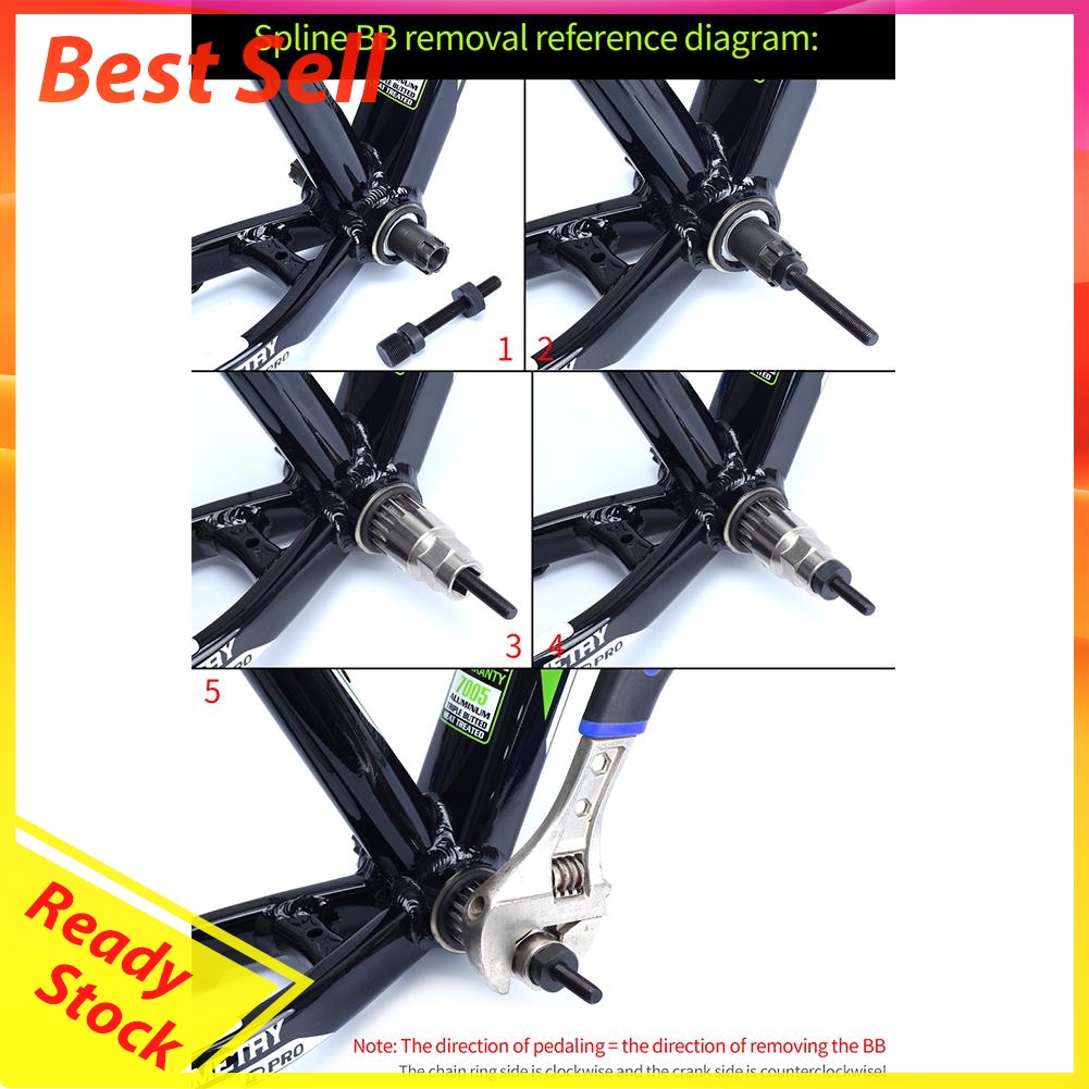 Bike Square Bottom Bracket BB Sleeve Fixed Rod Anti Drop Screw Repair Tool