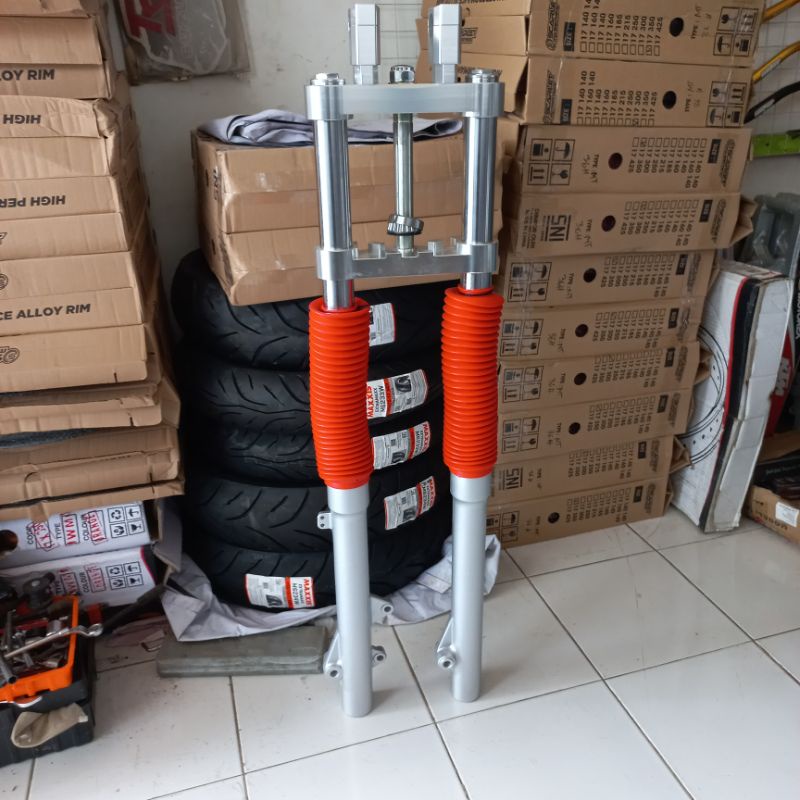 Shock tele klx model kyb gordons as 41 suoermoto trabas adventure turing