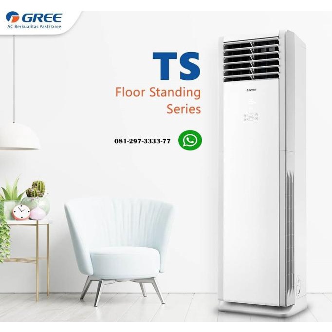 Gree Ac Standing Floor 3 Pk Smart Wifi Touch Screen