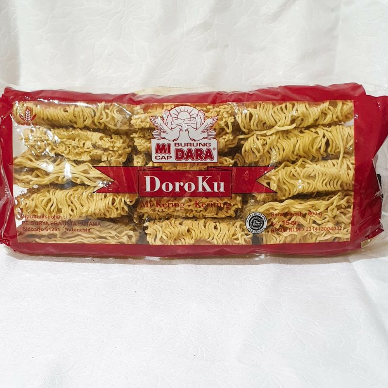 

Doroku mie telur cap burung dara isi 15 pcs 600gr