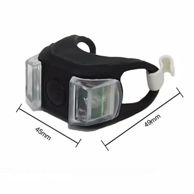 LAMPU DEPAN / BELAKANG SEPEDA LED KEDIP STROBO PROMO