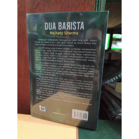 NEW PRODUK ORIGINAL 100% NOVEL DUA BARISTA KARYA NAJHATY SHARMA KS MURAH BERKUALITAS