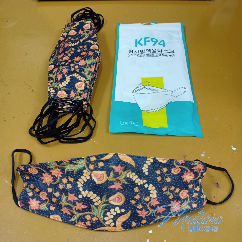 MASKER KF94 BATIK - MASKER KF 94 - 4PLY - ISI 10PC