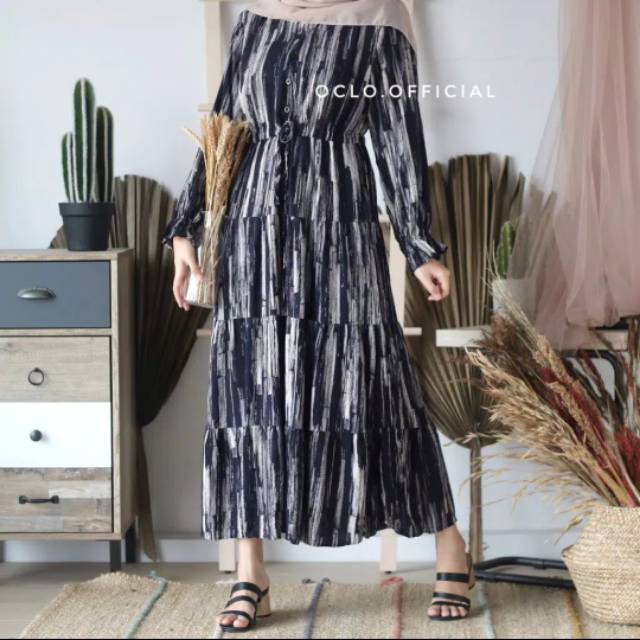 Lenka dress original oclo //dress muslim// dress formal// dress pantai