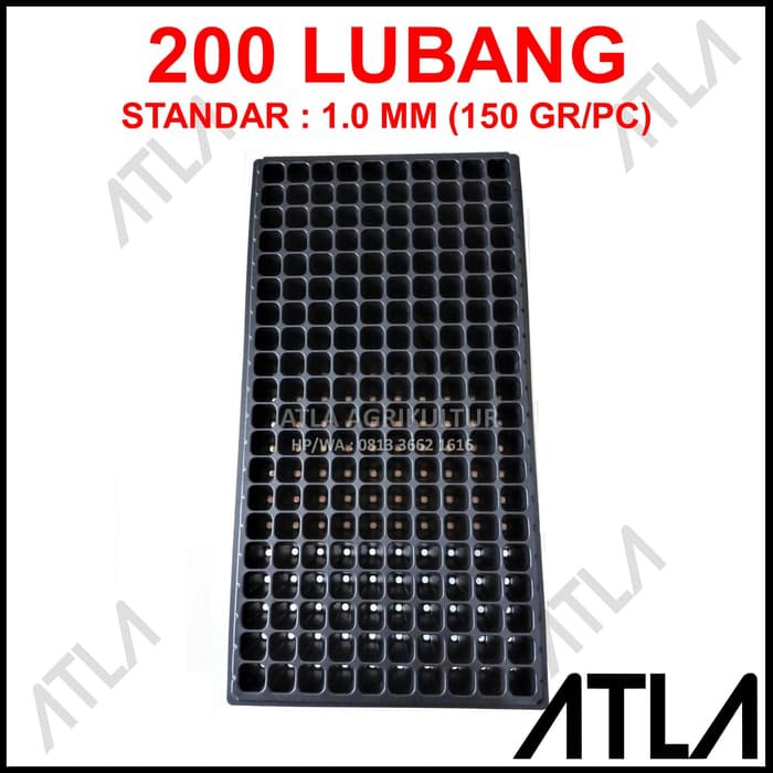 Tray Semai 200 Lubang Traypot Pot Bibit Tray Hidroponik Grosir KT007 - Ph1577