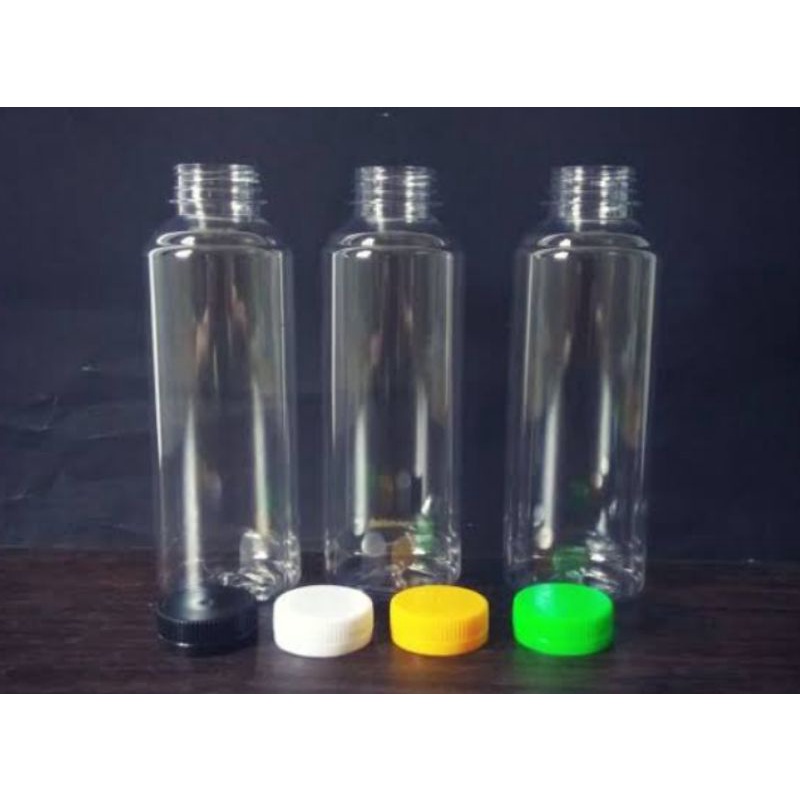 Botol Almond 250 ml / Botol Plastik 250 ml / Botol Jus 250 ml / Botol Kopi 250 ml