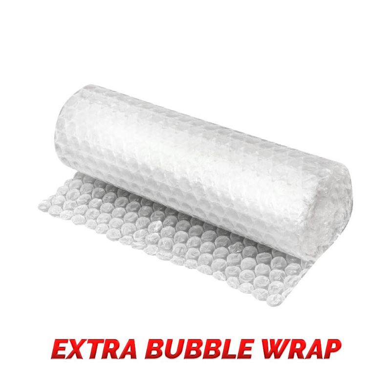 

Bubble wrap tambahan packing