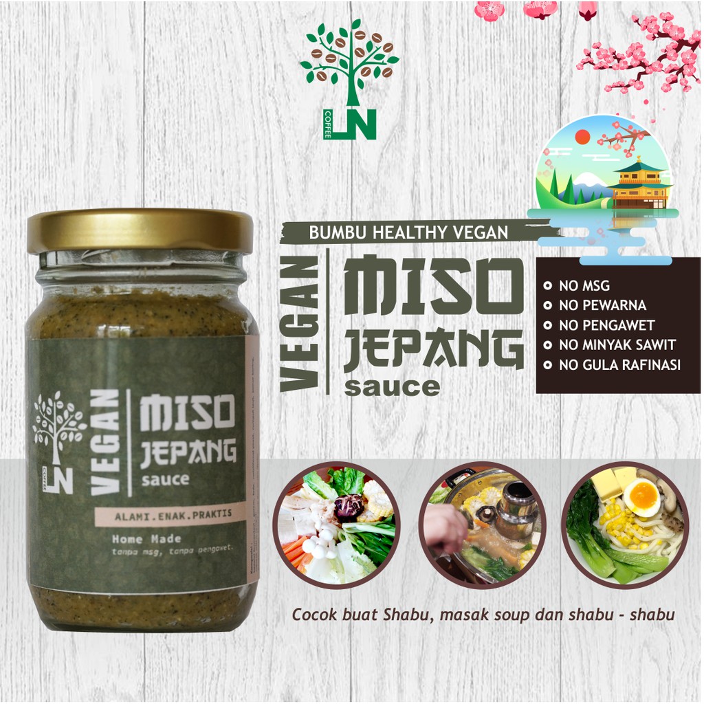 

Vegan Miso Jepang Sauce nett 125gr