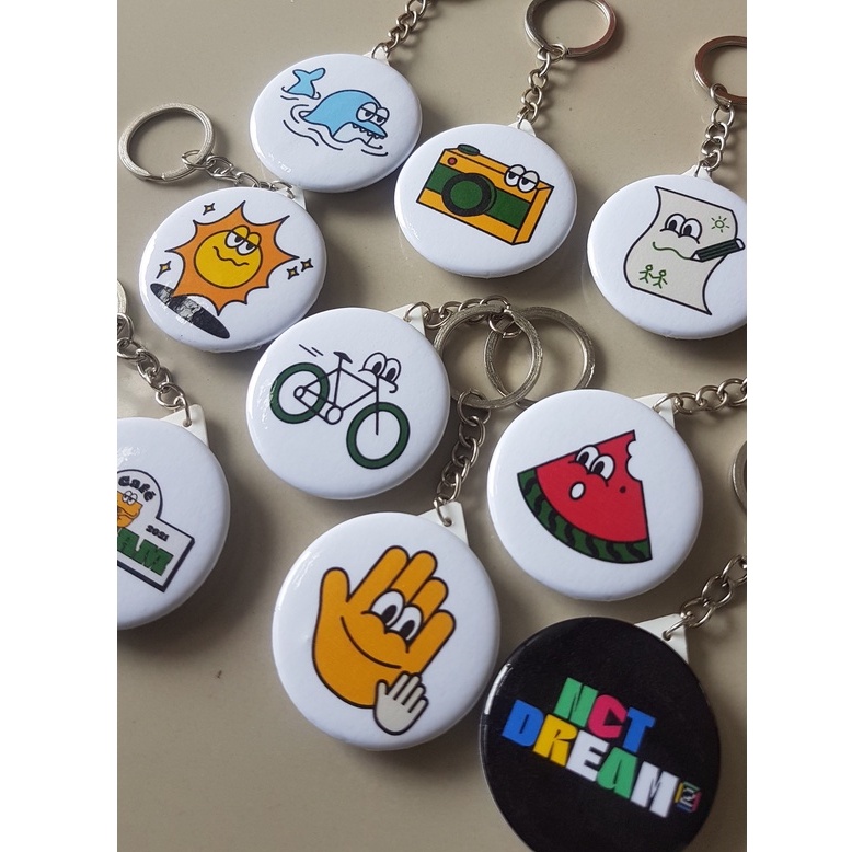 Gantungan kunci NCT DREAM CAFE 7 DREAM LOGO KEYCHAIN KPOP