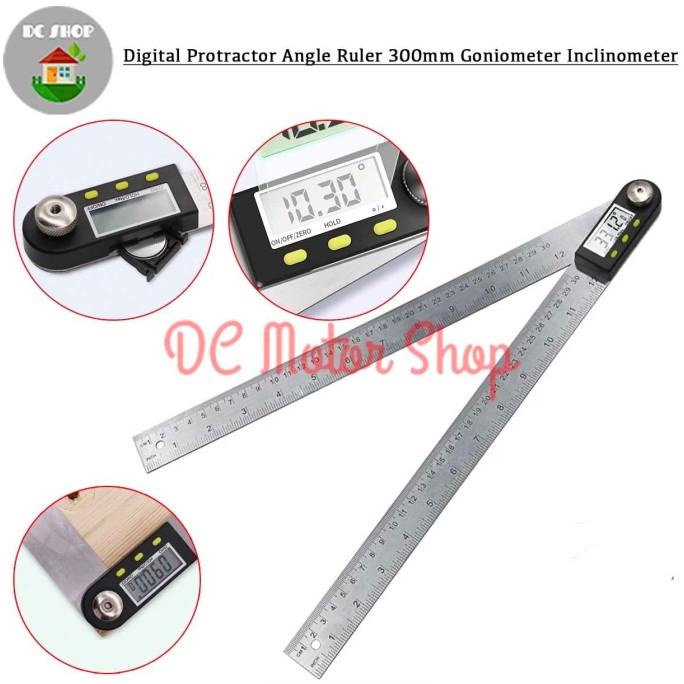 

Digital Protractor Angle Ruler Goniometer Inclinometer Penggaris 300mm