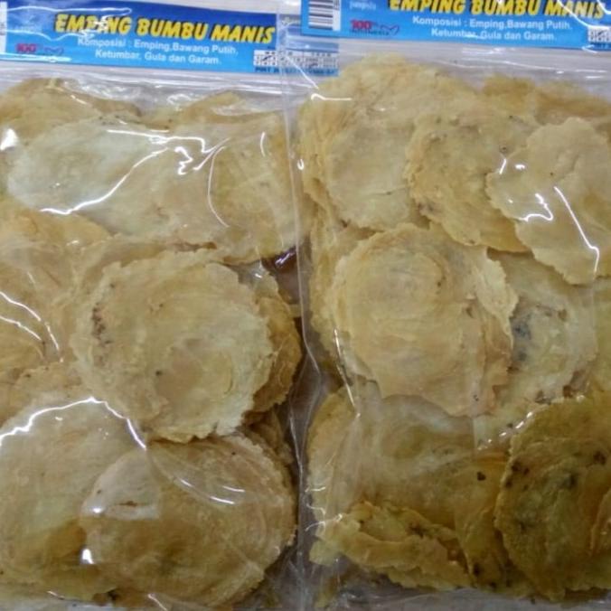 

Emping mentah bumbu manis 200gr