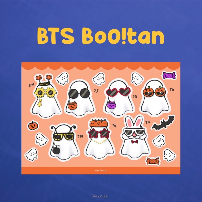 

Bangtan Boo!tan sticker deco sheet