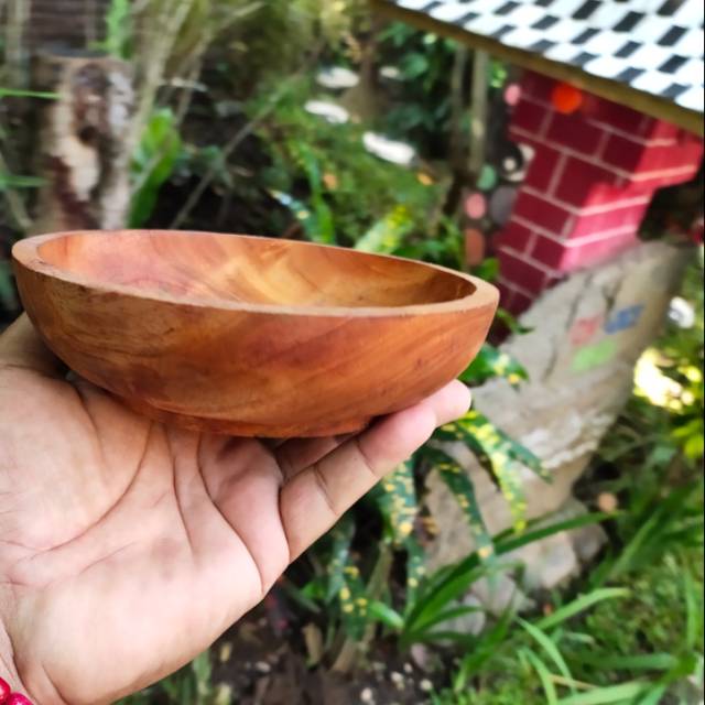  Mangkok KAYU  14 cm Shopee Indonesia