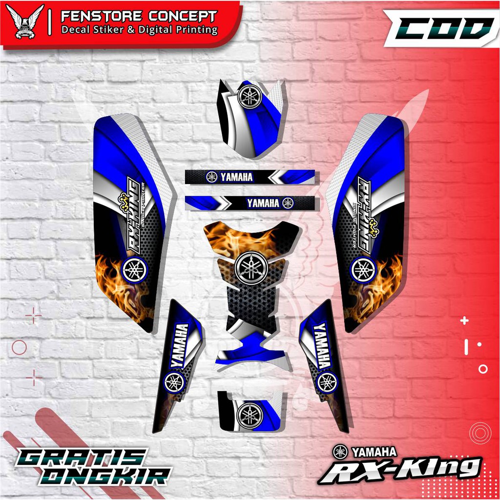 Striping Rx King Variasi 2004 2008 Setriping RX King Strip Fire Variasi Motor RX KING