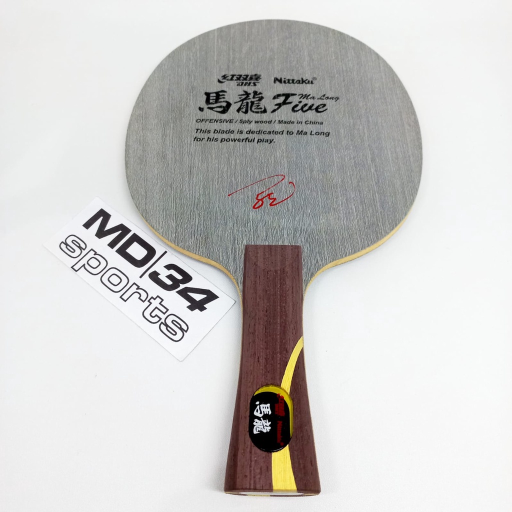 KAYU NITTAKU MA LONG FIVE - Kayu / Blade / Bet Pingpong Murah