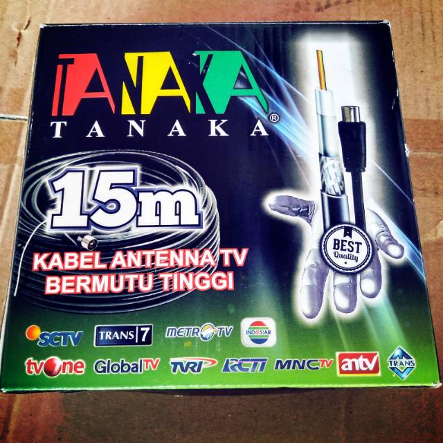 Kabel Antena Tembaga 15 meter Tanaka