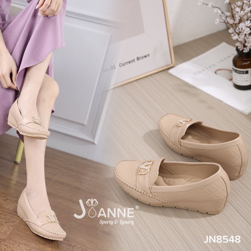 JOANNE Sepatu Wedges Shoes Import JN8548