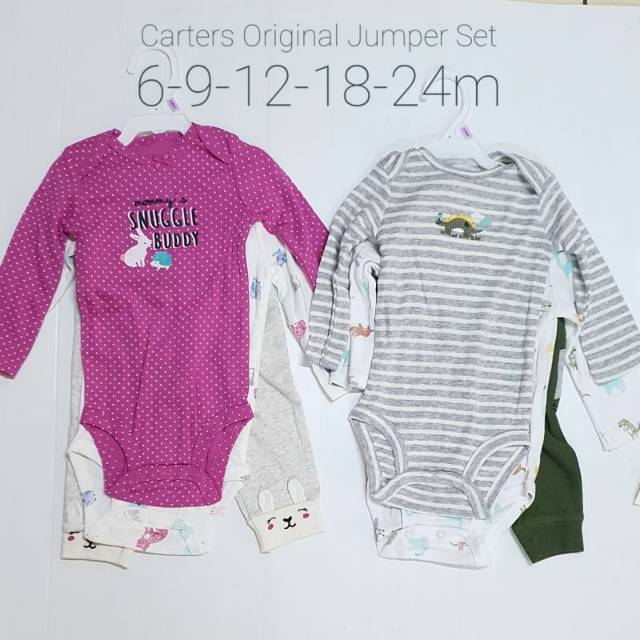 Set Jumper bayi/ set 3in1 baju bayi / jumper bayi / baju bayi import