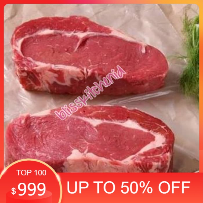 

Australian Ribeye / Cube Roll Beef Steak Grade A 200gr