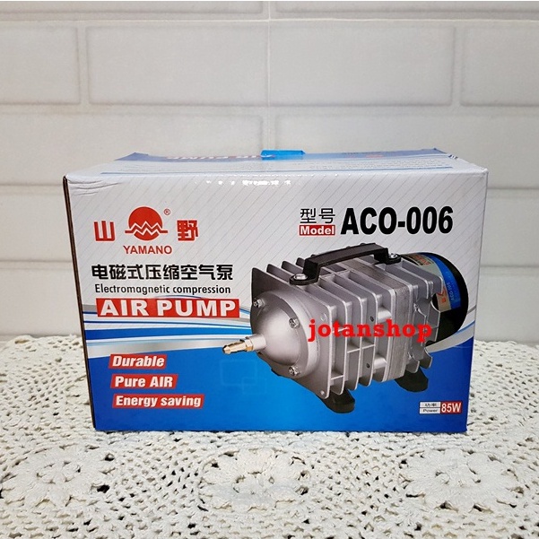 airpump Yamano ACO 006 aco006 mesin gelembung udara aerator kolam hidroponik aquarium air pump