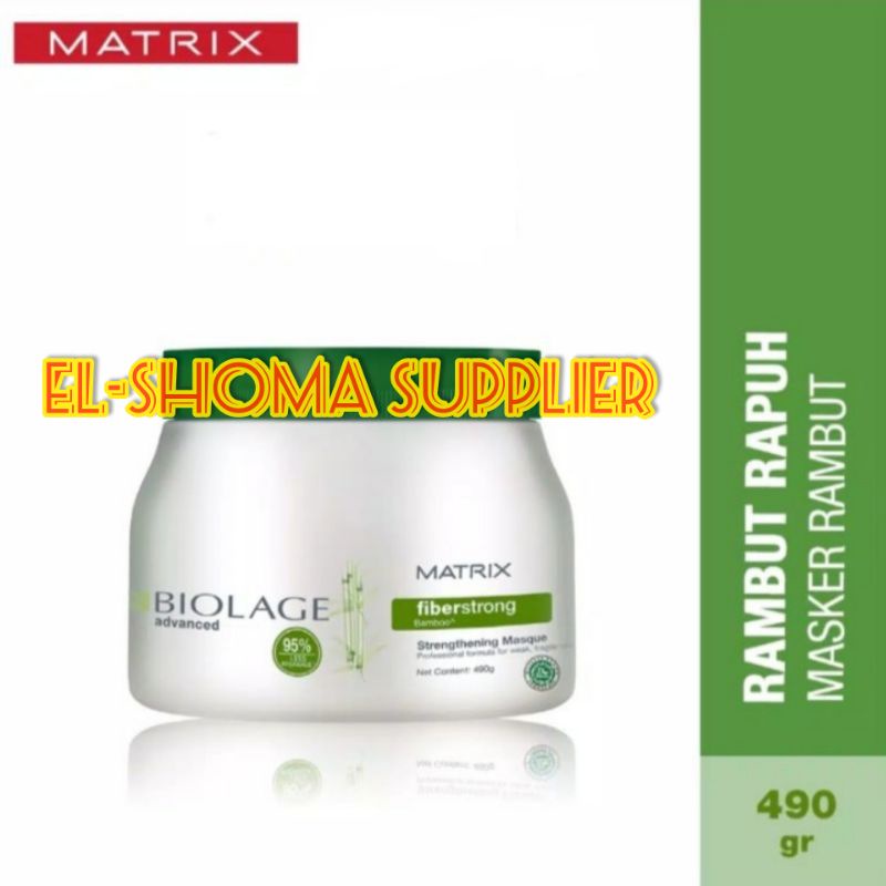 Matrix Biolage Fiber Strong Hair Mask 490gr - Perawatan Rambut Rapuh & Rontok