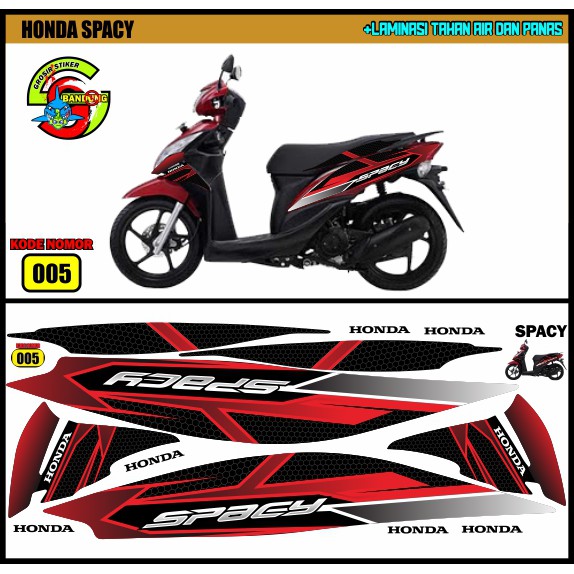 STRIPING VARIASI HONDA SPACY