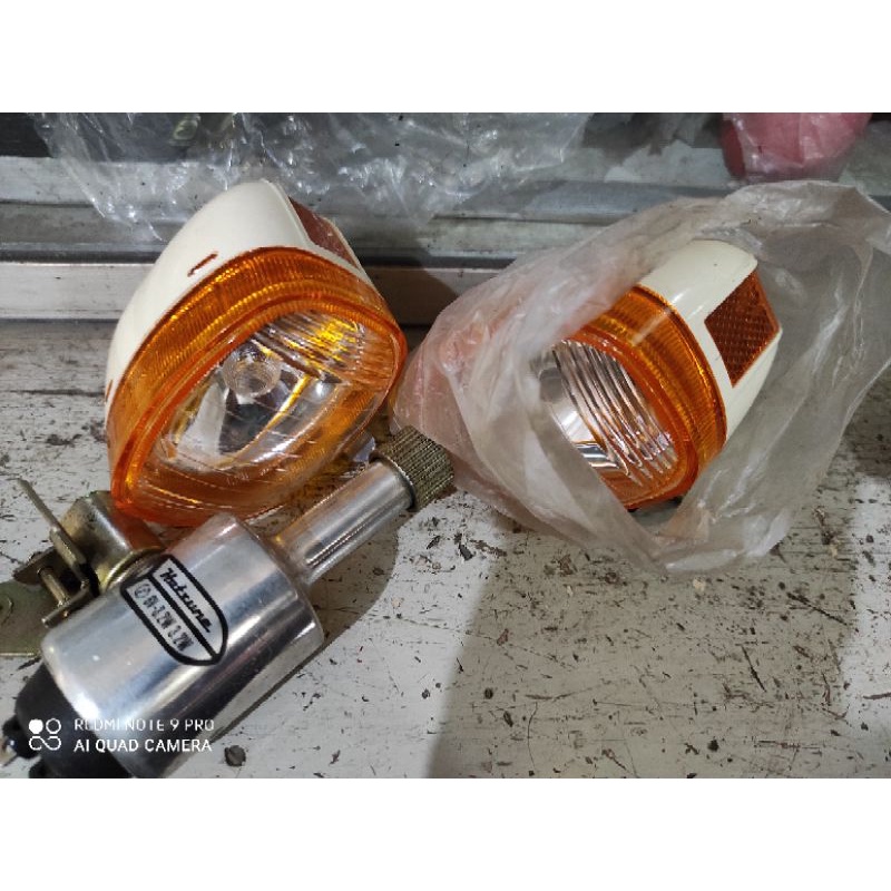 lampu sepeda robot sepeda mini sepeda jadul