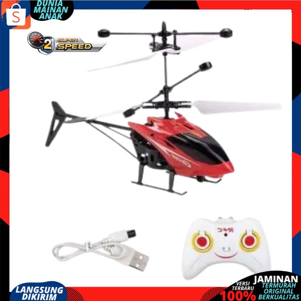 Helikopter Remote Control rc mini remote control with usb cable Berlampu Baterai Cas Versi Terbaru