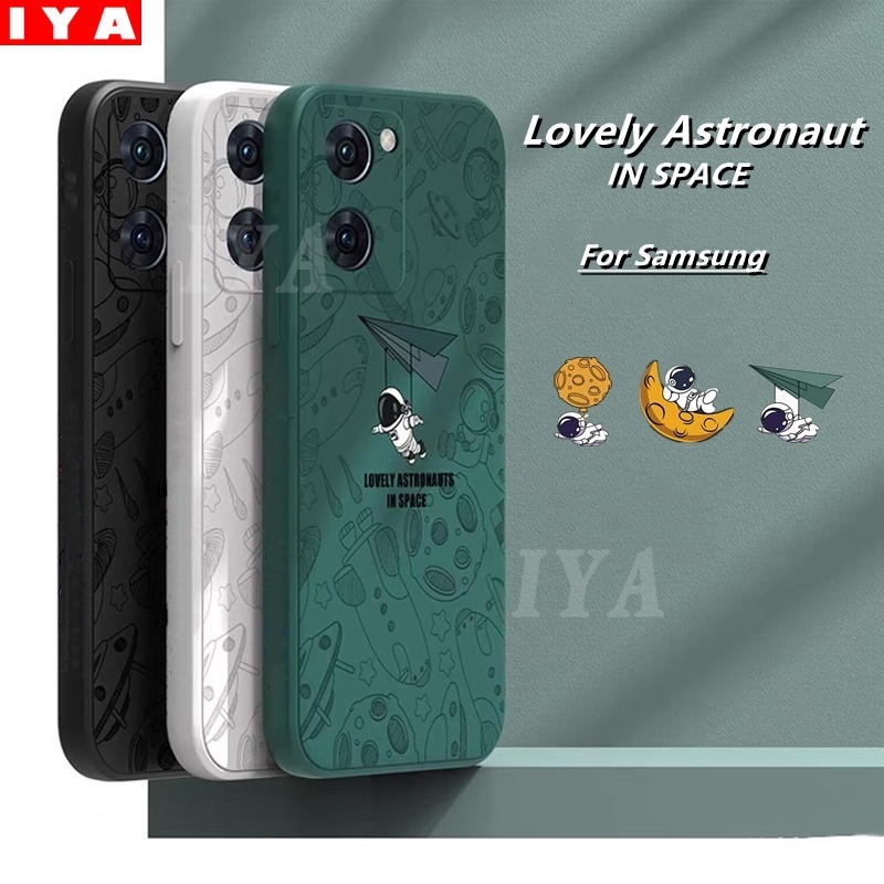 Casing Silikon Motif Astronot Luar Angkasa Untuk Samsung A13 A53 A03 A03S A02S A21S A12 A11 A32 A52 A72 A10 A20 A30 A50 A30S M12 M11 A52S