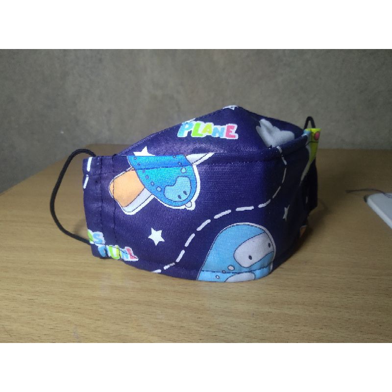Masker Kain EVO 3 Ply Motif Anak laki-laki