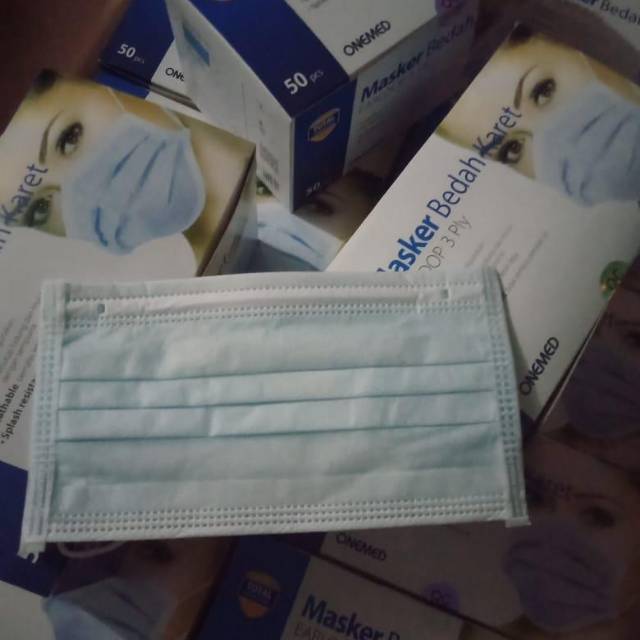 Masker onemed / onemed / onemed mask / masker 3 ply