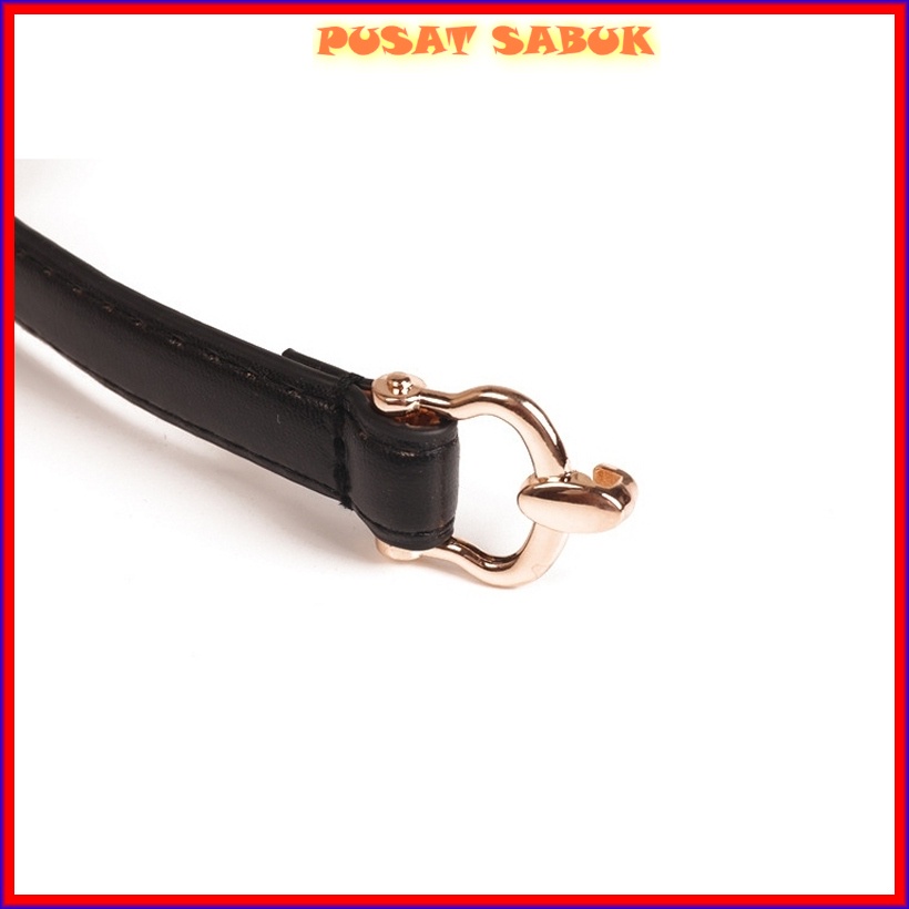 Ikat Pinggang Sabuk Wanita Fashion Gesper Kulit Cewek Belt Gasper Korea Kecil Kekinian Baru Warna Impor Grosir Gold Murah Cantik Ramping Mini Dewasa