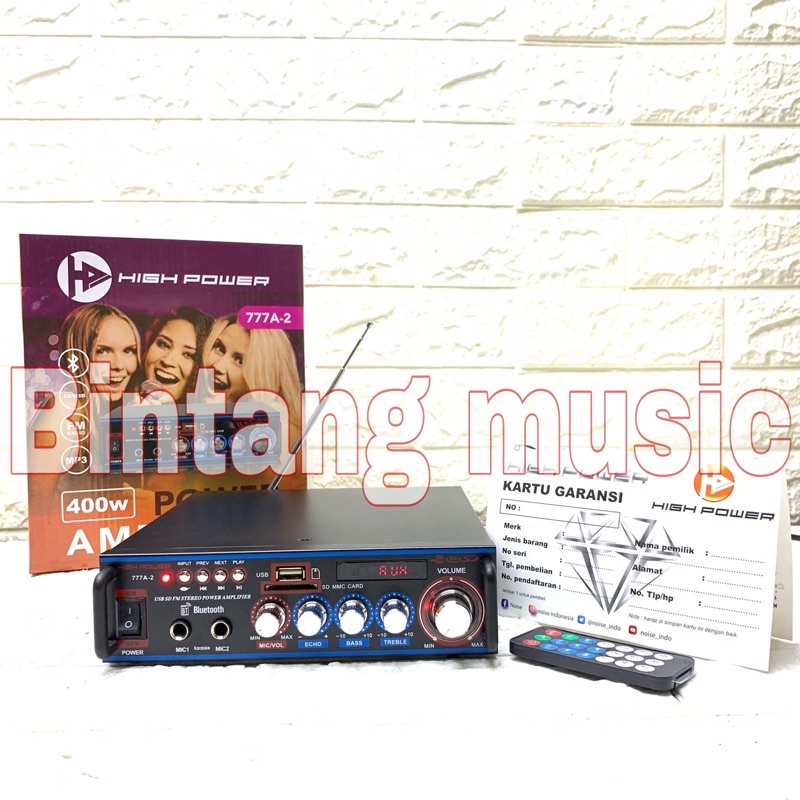 Jual Power Amplifier High Power 777A 2 Original Bletooth high power 777