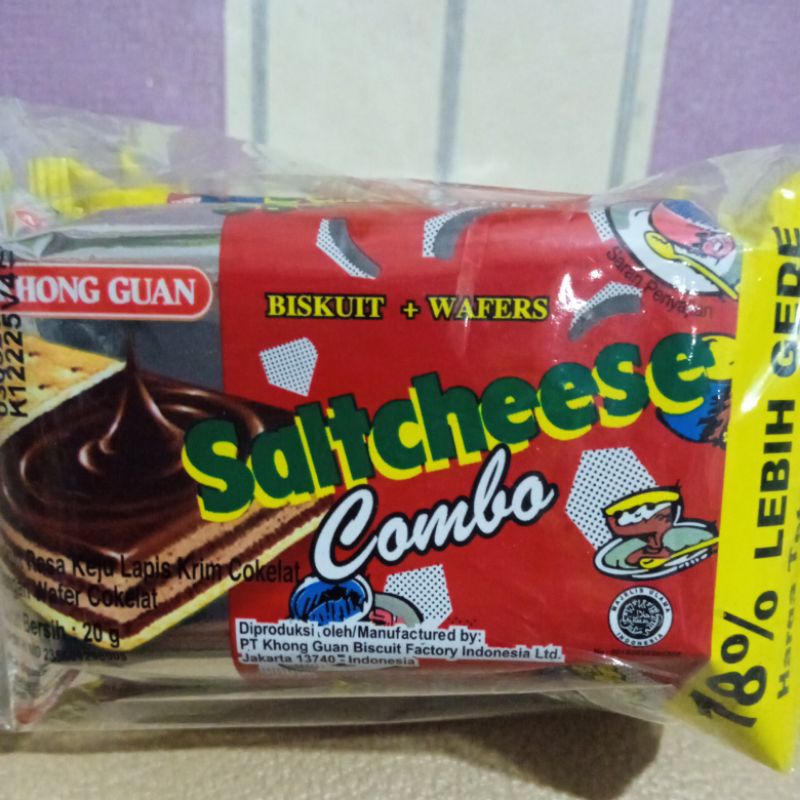 Biskuit Khong Guan Saltcheese Combochizz ( 10 × 17gr )